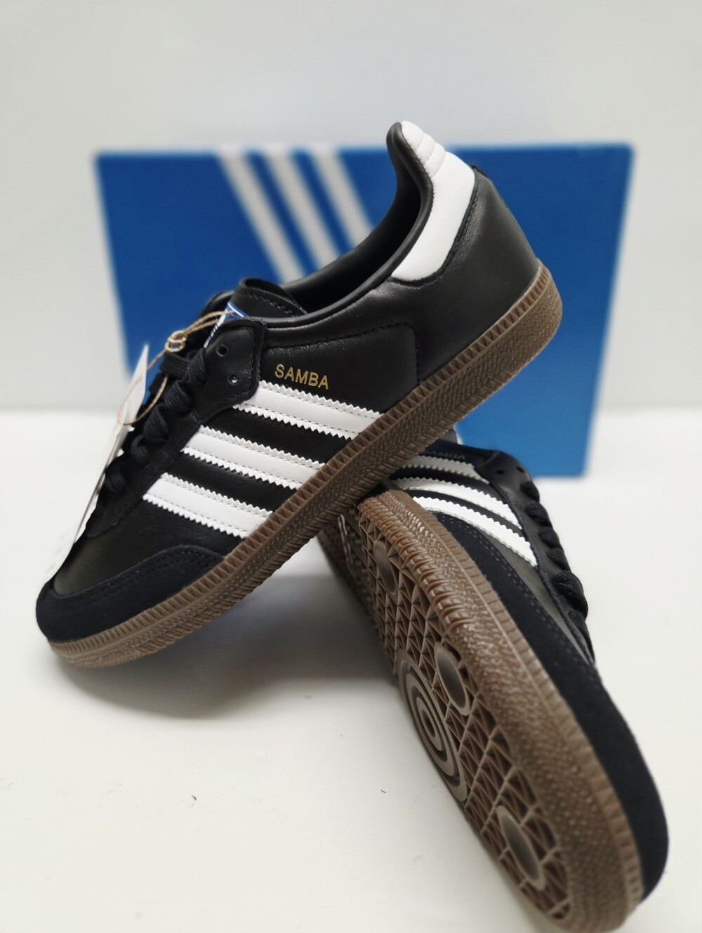 Adidas Samba OG Black White Gum Women Shoes size 7 ADIG9031 NWT